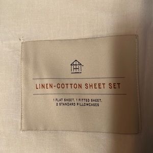 Hearth and hand linen flat sheet only
